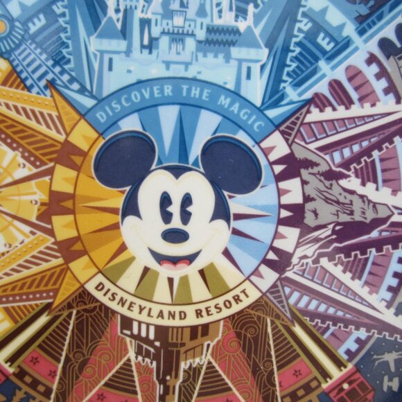 Disney Disneyland Resort Mickey Mouse Compass Discover the Magic Plates - Picture 2 of 6